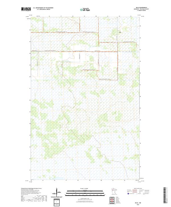USGS Topographic Map – Jelle