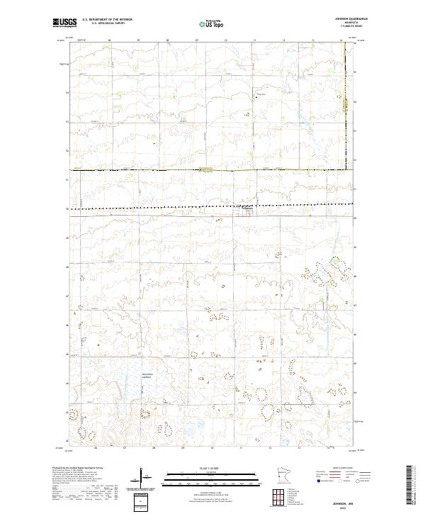 USGS Topographic Map – Johnson