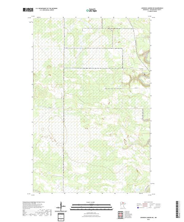 2022 Map of Johnson Landing NE, 2022 Print
