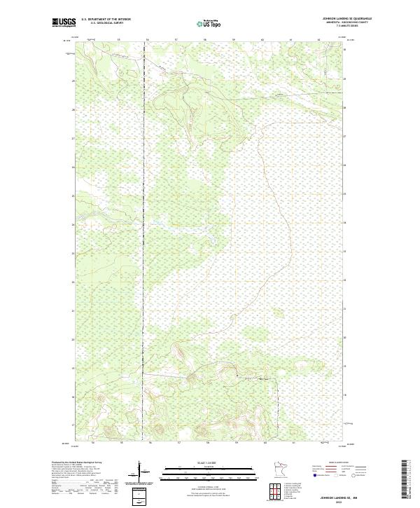 2022 Map of Johnson Landing SE, 2022 Print