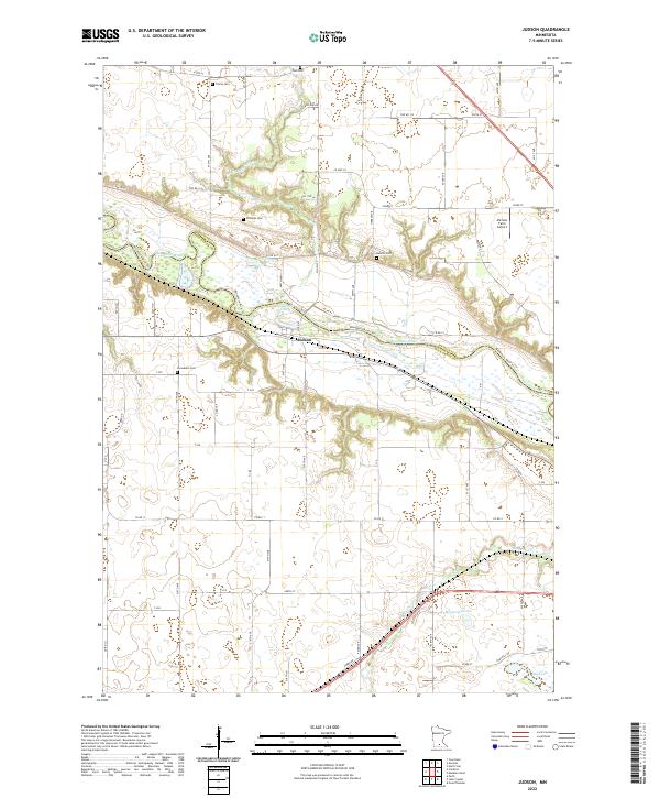 USGS Topographic Map – Judson