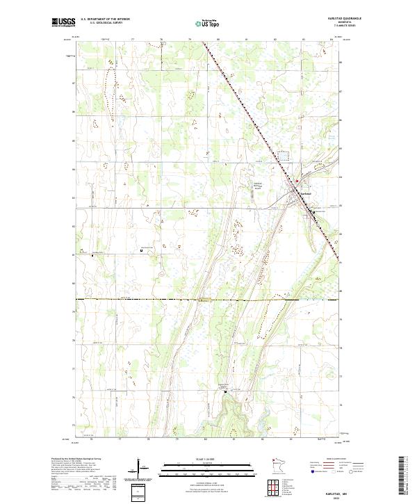 USGS Topographic Map – Karlstad