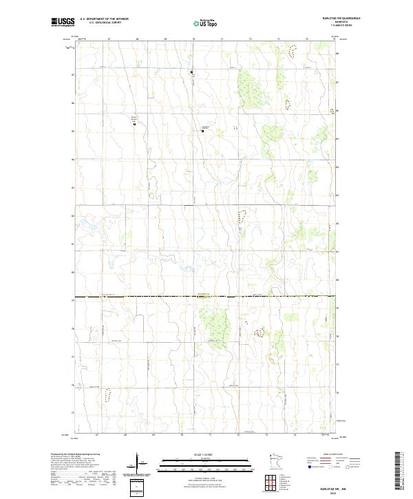 USGS Topographic Map – Karlstad SW