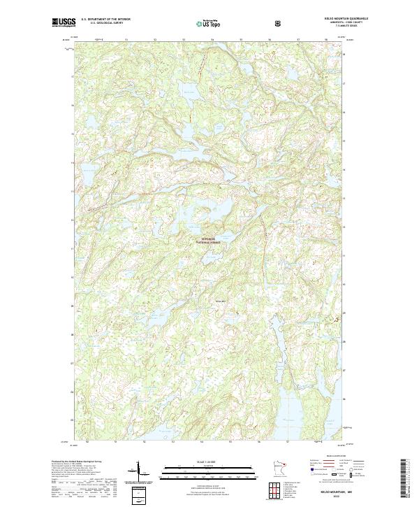 USGS Topographic Map – Kelso Mountain