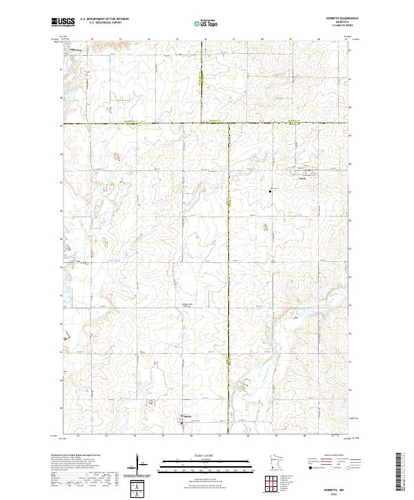 USGS Topographic Map – Kenneth