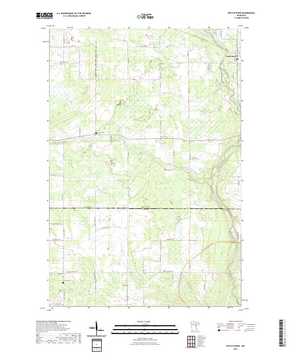 USGS Topographic Map – Kettle River