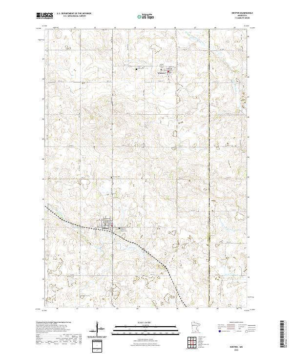USGS Topographic Map – Kiester