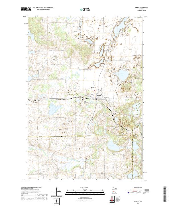 USGS Topographic Map – Kimball