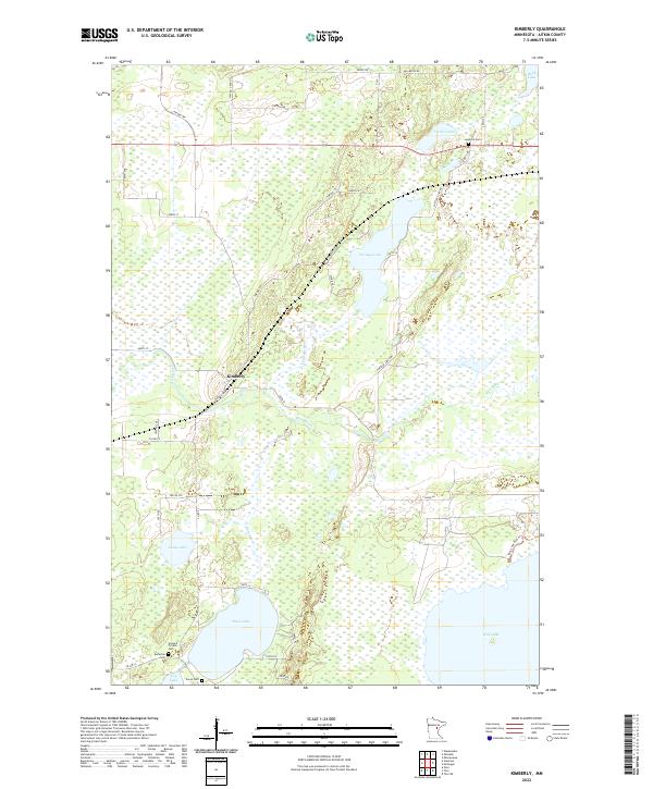USGS Topographic Map – Kimberly