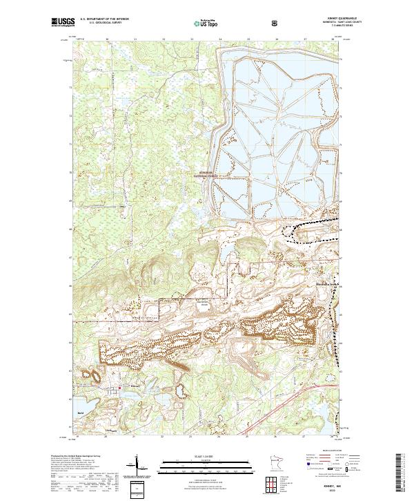 USGS Topographic Map – Kinney