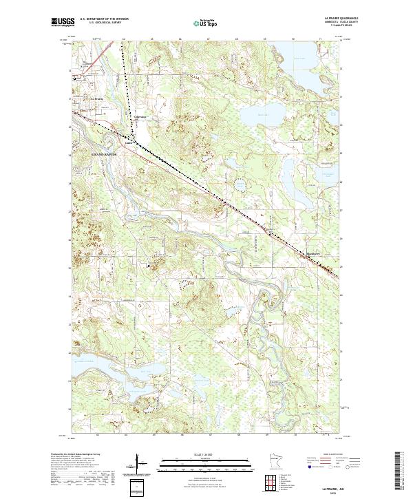 USGS Topographic Map – La Prairie