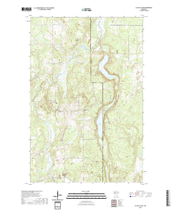 USGS Topographic Map – La Salle Lake