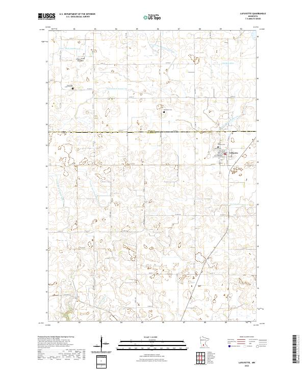 USGS Topographic Map – Lafayette