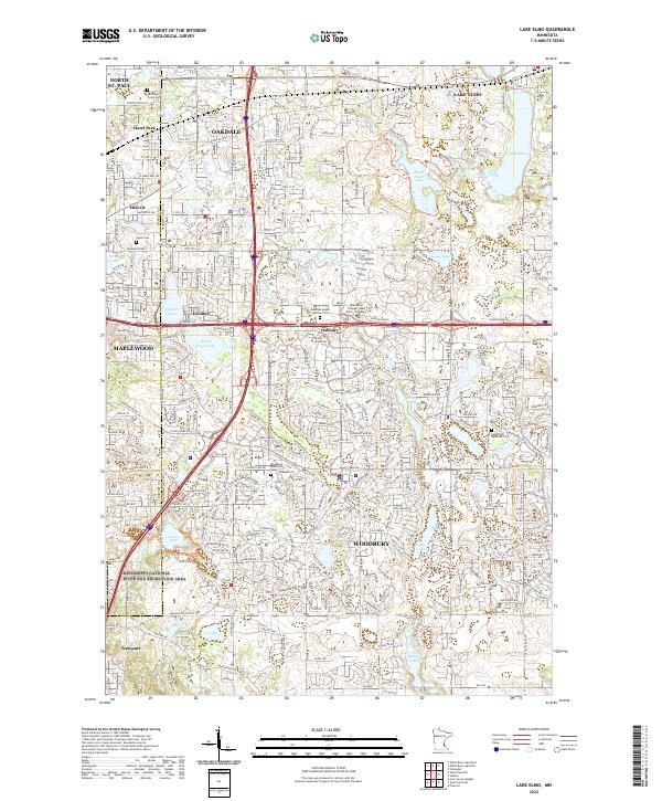 USGS Topographic Map – Lake Elmo