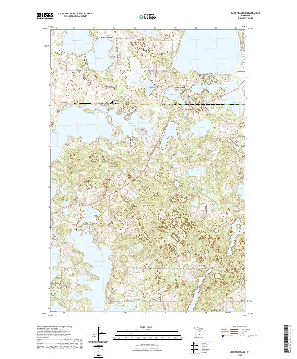 USGS Topographic Map – Lake Franklin