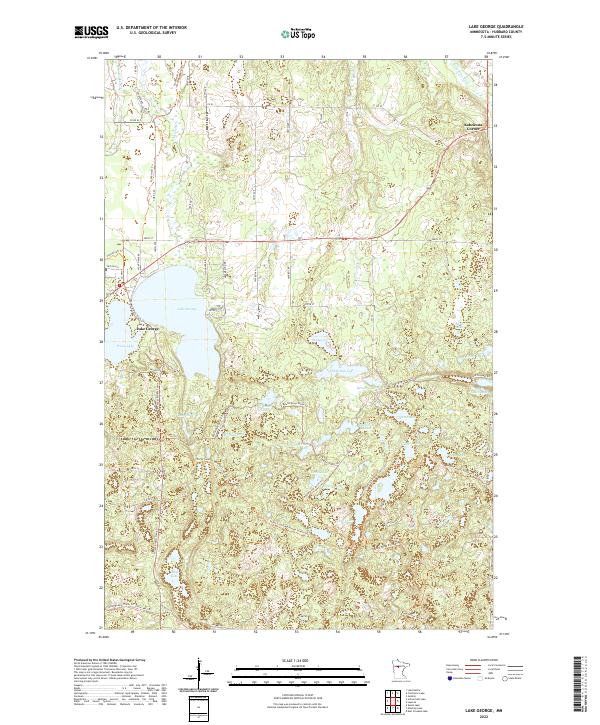 USGS Topographic Map – Lake George