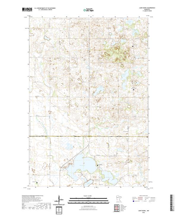 USGS Topographic Map – Lake Hassel
