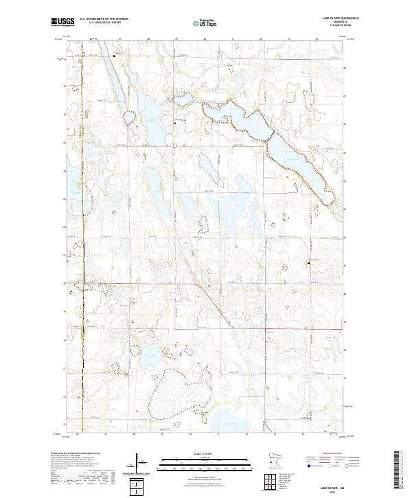 USGS Topographic Map – Lake Oliver