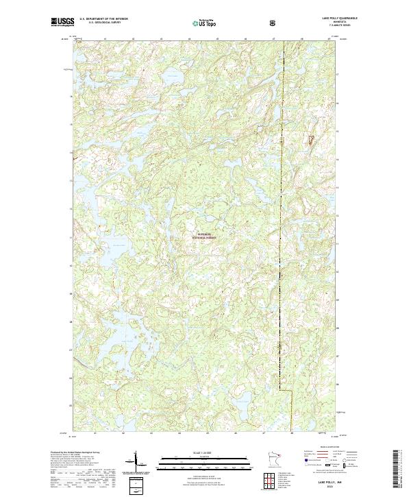 USGS Topographic Map – Lake Polly