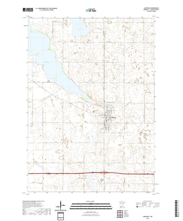 USGS Topographic Map – Lakefield