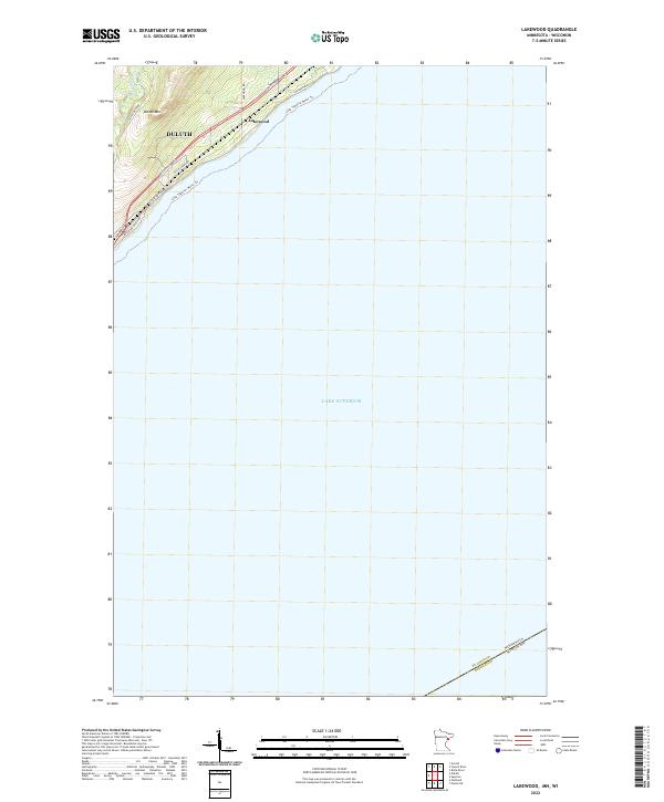 USGS Topographic Map – Lakewood