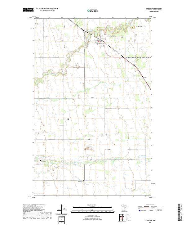 USGS Topographic Map – Lancaster