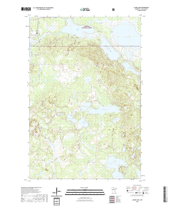 USGS Topographic Map – Laura Lake