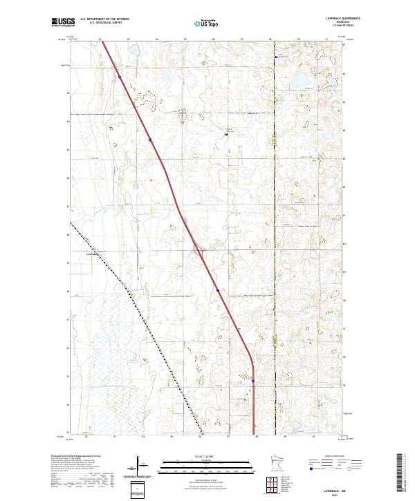 USGS Topographic Map – Lawndale