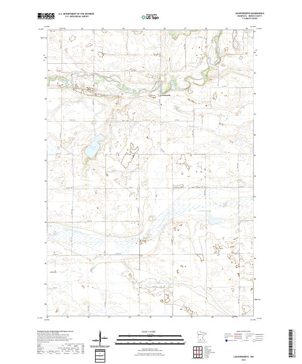 USGS Topographic Map – Leavenworth