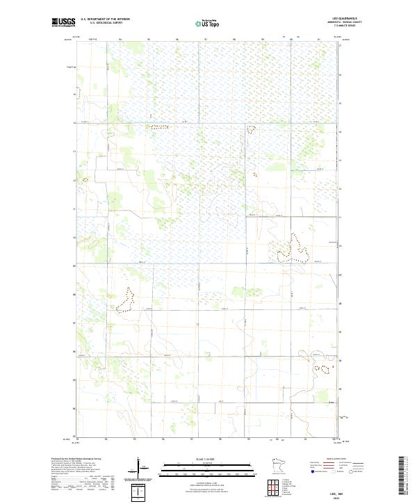 USGS Topographic Map – Leo