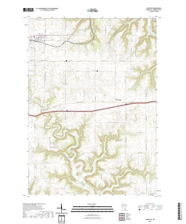 USGS Topographic Map – Lewiston