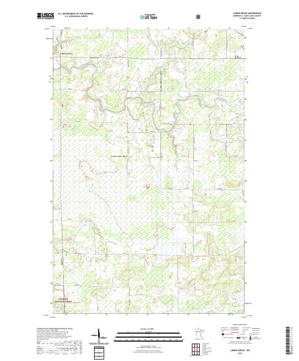 USGS Topographic Map – Linden Grove