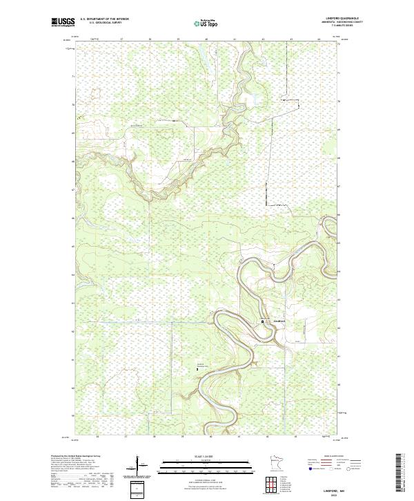 USGS Topographic Map – Lindford
