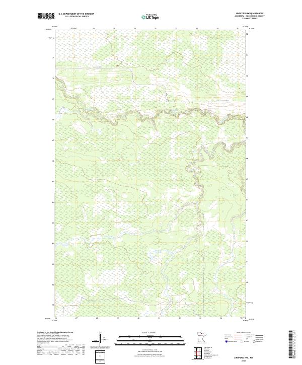 2022 Map of Lindford NW, 2022 Print