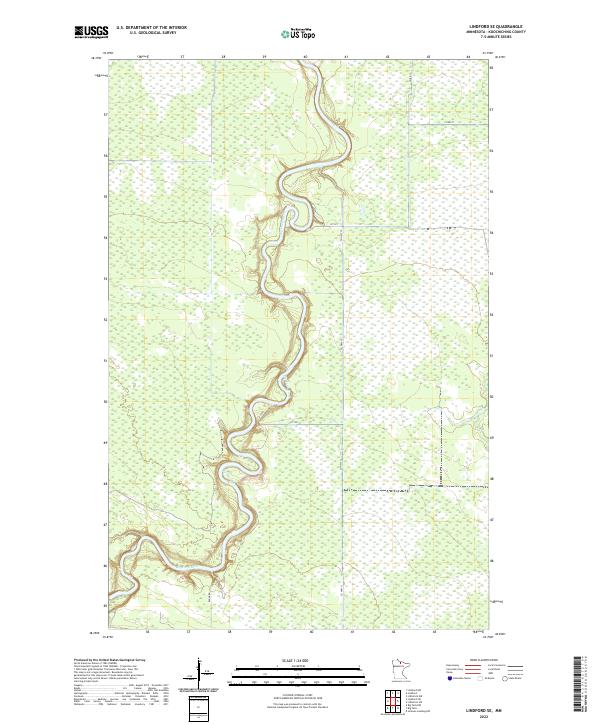 USGS Topographic Map – Lindford SE