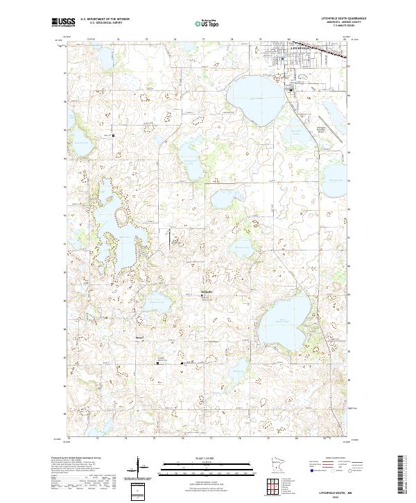 USGS Topographic Map – Litchfield South