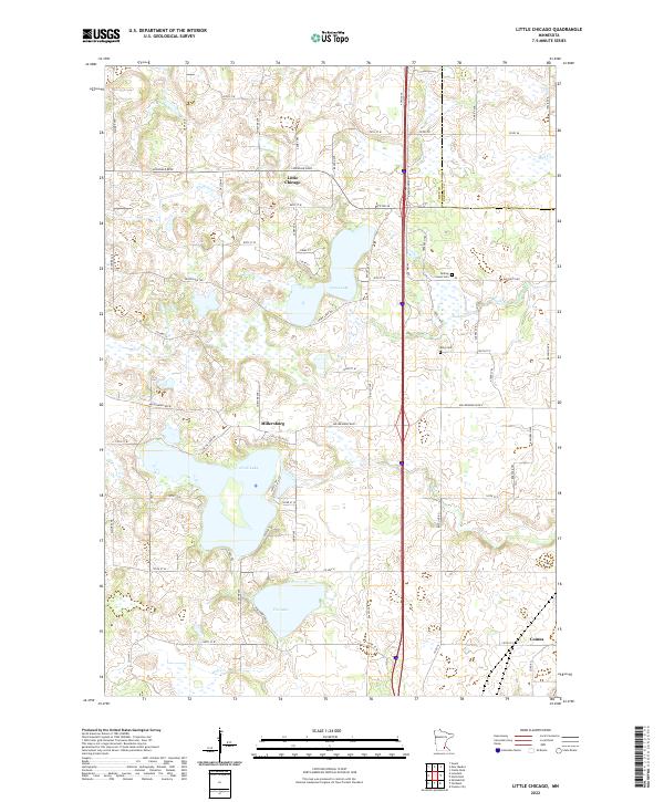 USGS Topographic Map – Little Chicago