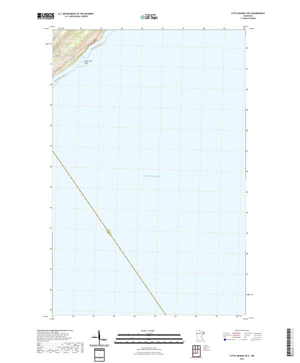 USGS Topographic Map – Little Marais OE E