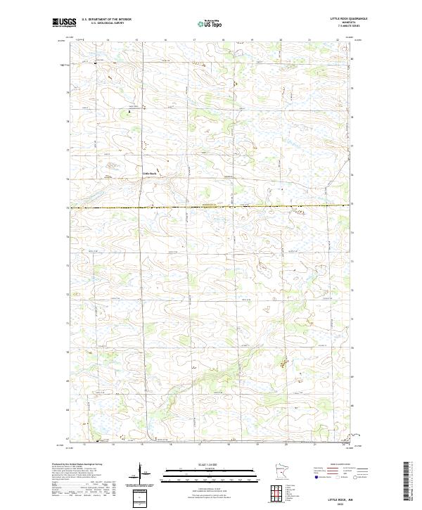 USGS Topographic Map – Little Rock