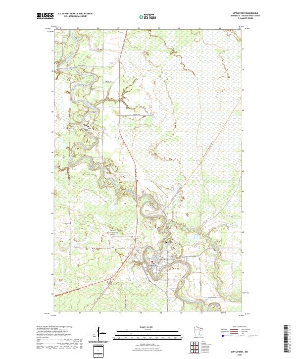 USGS Topographic Map – Littlefork