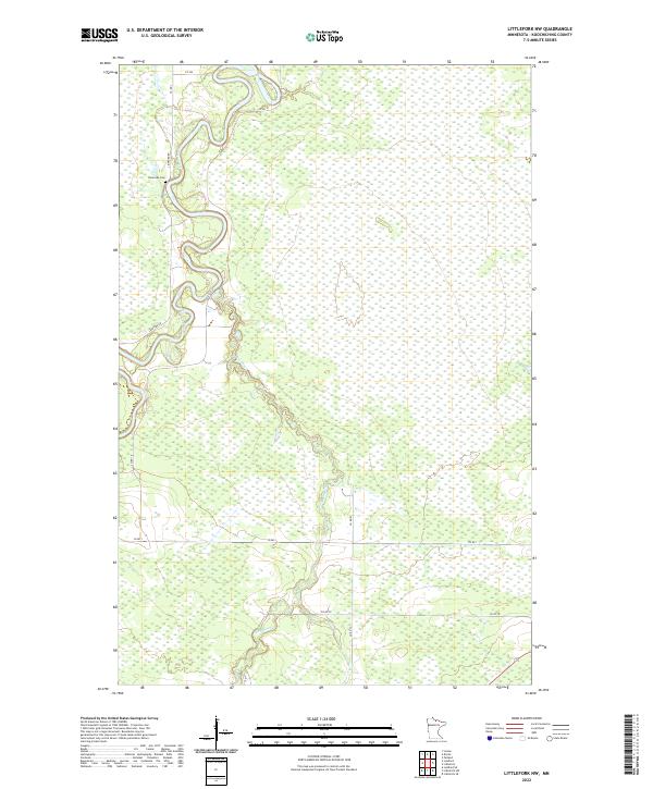 USGS Topographic Map – Littlefork NW