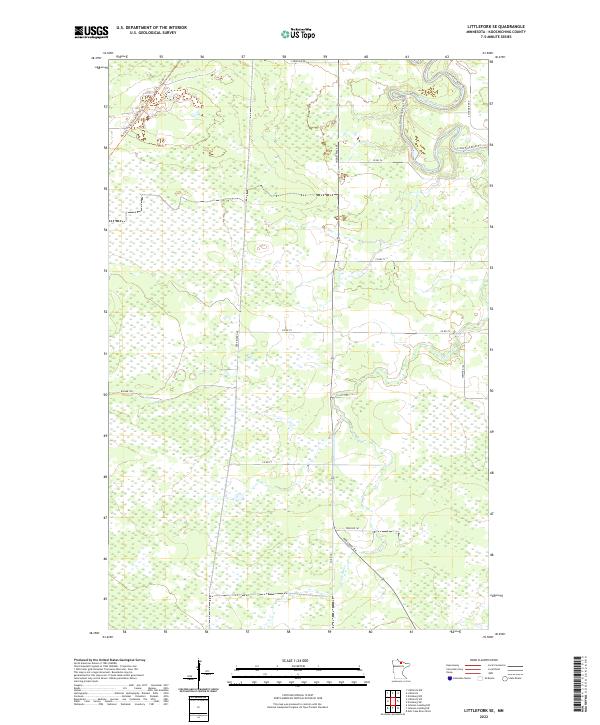 2022 Map of Littlefork SE, 2022 Print