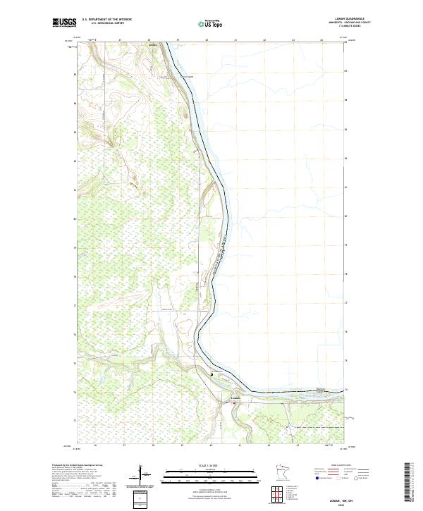 USGS Topographic Map – Loman