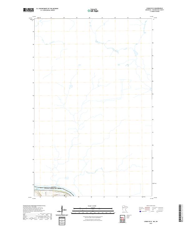 USGS Topographic Map – Loman OE N
