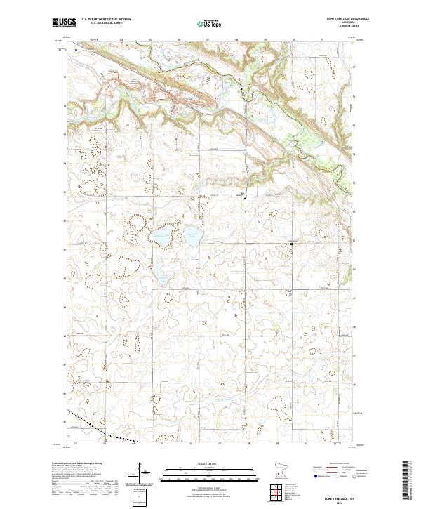 USGS Topographic Map – Lone Tree Lake