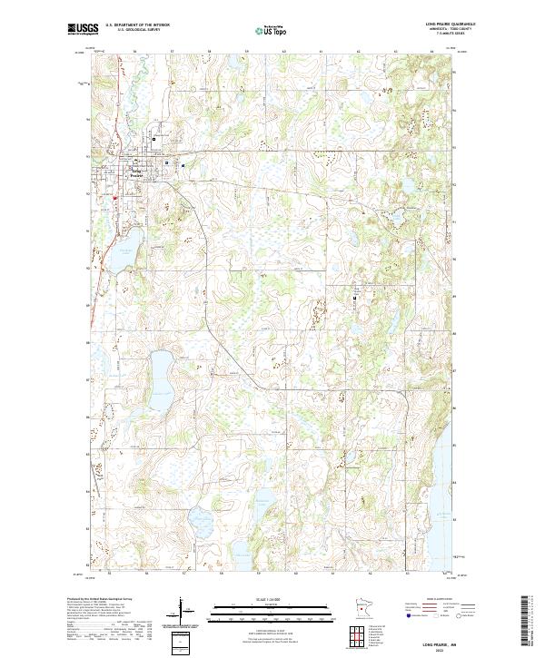 USGS Topographic Map – Long Prairie