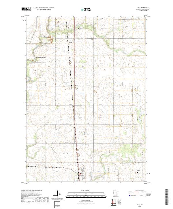 USGS Topographic Map – Lyle