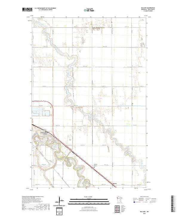 USGS Topographic Map – Mallory