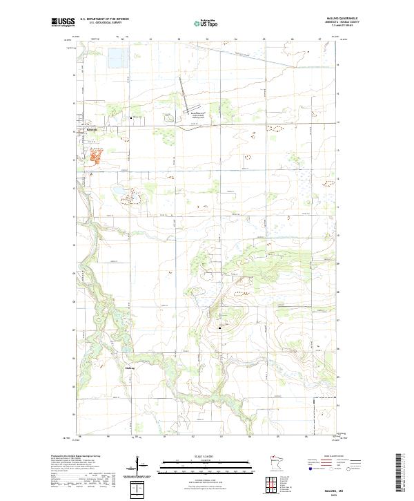 USGS Topographic Map – Malung