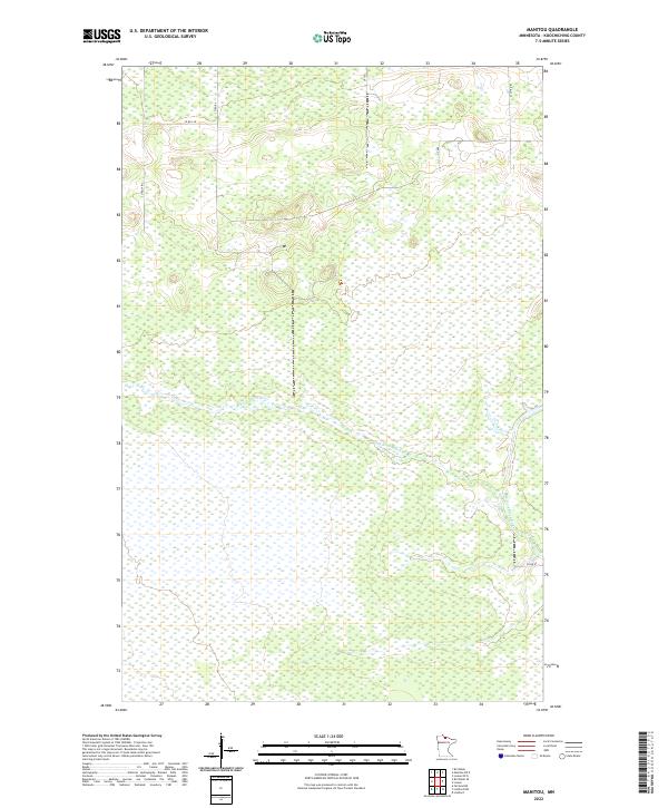 2022 Map of Manitou, 2022 Print